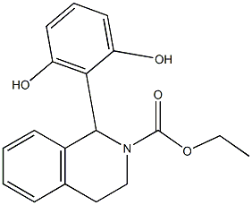  1-(2,6-Dihydroxyphenyl)-1,2,3,4-tetrahydroisoquinoline-2-carboxylic acid ethyl ester