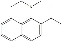 N-Ethyl-N-methyl-2-isopropylnaphthalen-1-amine Struktur