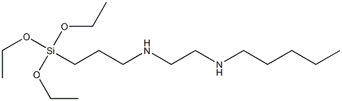 3-(Triethoxysilyl)-N-[2-(pentylamino)ethyl]propan-1-amine Structure