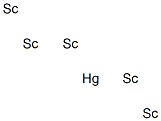ペンタスカンジウム-水銀 化学構造式