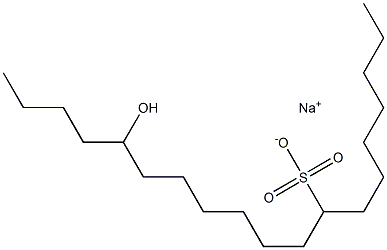 15-Hydroxynonadecane-8-sulfonic acid sodium salt