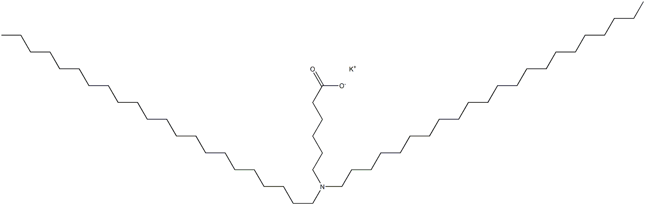 6-(Didocosylamino)hexanoic acid potassium salt,,结构式