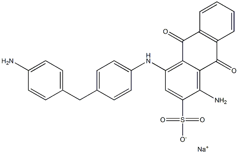 1-Amino-4-[p-(p-aminobenzyl)anilino]-9,10-dioxo-9,10-dihydroanthracene-2-sulfonic acid sodium salt