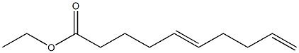 5,9-Decadienoic acid ethyl ester,,结构式