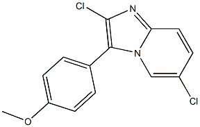 2,6-Dichloro-3-(p-methoxyphenyl)imidazo[1,2-a]pyridine