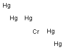 クロム-五水銀 化学構造式
