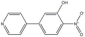 2-Nitro-5-(4-pyridyl)phenol,,结构式