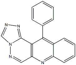 11-Phenyl-1,2,3a,4,6-pentaaza-3aH-cyclopent[a]anthracene Struktur