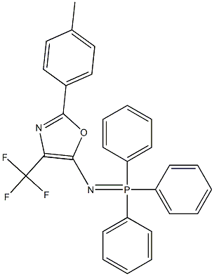 4-(Trifluoromethyl)-2-(4-methylphenyl)-5-[(triphenylphosphoranylidene)amino]oxazole 结构式