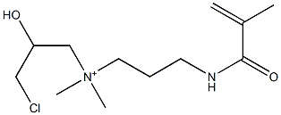 N-(3-Chloro-2-hydroxypropyl)-N-[3-(methacryloylamino)propyl]-N,N-dimethylaminium