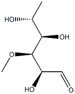 3-O-Methyl-D-rhamnose 结构式
