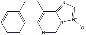 6,7-Dihydro-11,13,15,17-tetraaza-13H-cyclopenta[a]phenanthrene 17-oxide 结构式
