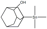 1-(Trimethylstannyl)adamantane-4-ol Structure