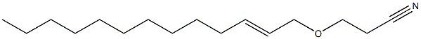 3-(2-Tridecenyloxy)propionitrile Structure