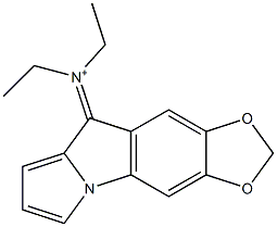 6,7-(Methylenebisoxy)-N,N-diethyl-9H-pyrrolo[1,2-a]indol-9-iminium