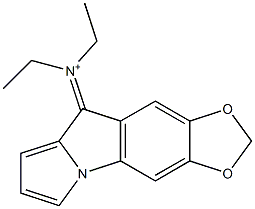  6,7-(Methylenebisoxy)-N,N-diethyl-9H-pyrrolo[1,2-a]indol-9-iminium