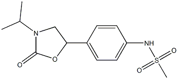 3-(1-Methylethyl)-5-[4-(methylsulfonylamino)phenyl]oxazolidin-2-one