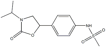  3-(1-Methylethyl)-5-[4-(methylsulfonylamino)phenyl]oxazolidin-2-one