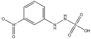 2-(m-Nitrophenyl)hydrazinesulfonic acid Structure