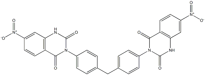  3,3'-[Methylenebis(4,1-phenylene)]bis[7-nitroquinazoline-2,4(1H,3H)-dione]