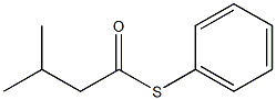 3-Methylbutanethioic acid S-phenyl ester Structure