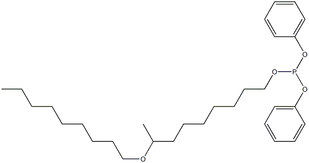 Phosphorous acid 8-(nonyloxy)nonyldiphenyl ester