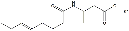 3-(5-Octenoylamino)butyric acid potassium salt