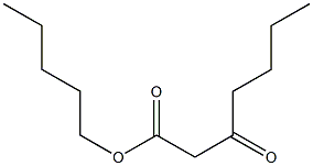 3-オキソヘプタン酸ペンチル 化学構造式