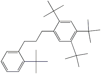 1-(2,4,5-Tri-tert-butylphenyl)-3-(2-tert-butylphenyl)propane|