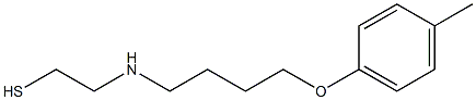 2-[[4-(4-Methylphenoxy)butyl]amino]ethanethiol Struktur