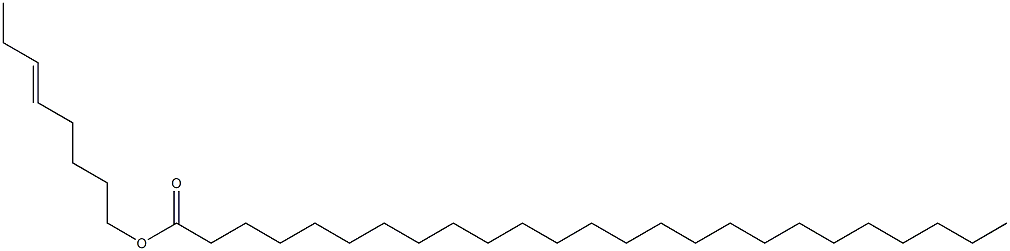 Pentacosanoic acid 5-octenyl ester Structure