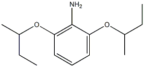 2,6-Di(sec-butyloxy)aniline Structure