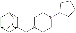 1-Cyclopentyl-4-(1-adamantylmethyl)piperazine