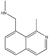 1-Methyl-8-[(methylamino)methyl]isoquinoline,,结构式