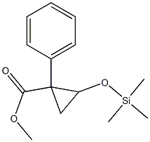 1-Phenyl-2-(trimethylsiloxy)cyclopropanecarboxylic acid methyl ester|