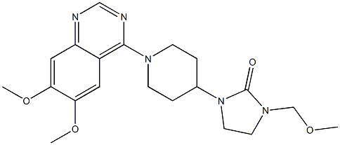 1-[1-(6,7-Dimethoxyquinazolin-4-yl)piperidin-4-yl]-3-methoxymethylimidazolidin-2-one