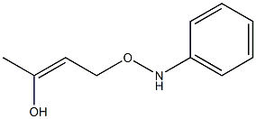 4-[(フェニルアミノ)オキシ]-2-ブテン-2-オール 化学構造式