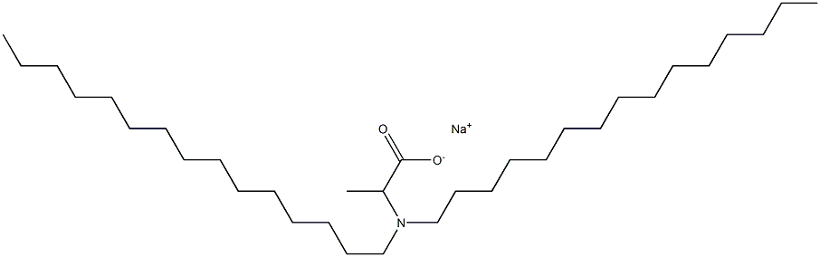 2-(Dipentadecylamino)propanoic acid sodium salt