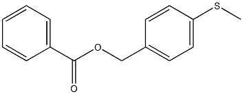 Benzoic acid 4-(methylthio)benzyl ester Structure