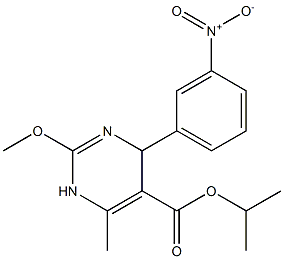 1,4-Dihydro-2-methoxy-4-(3-nitrophenyl)-6-methylpyrimidine-5-carboxylic acid isopropyl ester