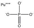 Phosphoric acid plutonium(III) salt Structure