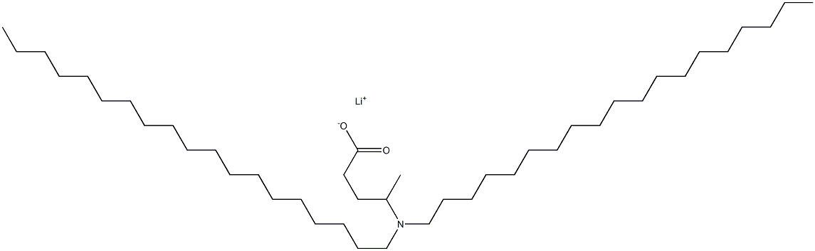  4-(Dinonadecylamino)valeric acid lithium salt