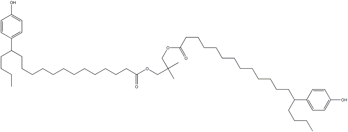 Bis[14-(4-hydroxyphenyl)stearic acid]2,2-dimethylpropane-1,3-diyl ester