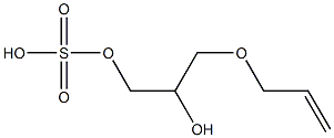 3-(2-Propenyloxy)-1,2-propanediol 1-(hydrogen sulfate)|