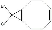 9-Bromo-9-chlorobicyclo[6.1.0]nona-1(8),4-diene 结构式