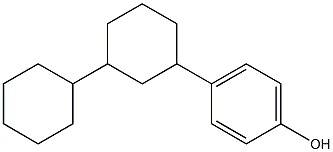 4-(3-Cyclohexylcyclohexyl)phenol Structure