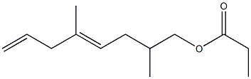 Propionic acid 2,5-dimethyl-4,7-octadienyl ester|