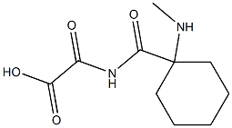 2-[[[1-[Methylamino]cyclohexyl]carbonyl]amino]-2-oxoacetic acid|