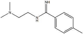 N-[2-(Dimethylamino)ethyl]-4-methylbenzamidine,,结构式