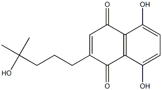 5,8-Dihydroxy-2-(4-hydroxy-4-methylpentyl)-1,4-naphthoquinone|